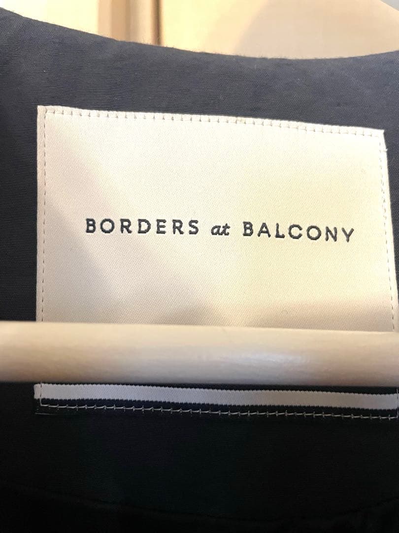 BORDERS at BALCONY ネイビー ベスト 36