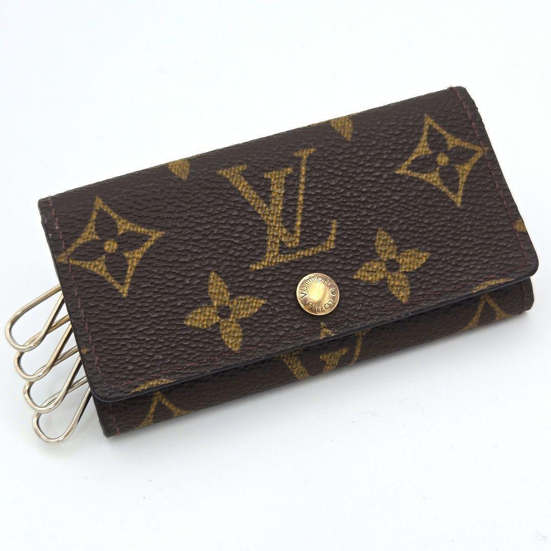 ルイヴィトン 4連 キーケース ミュルティクレ4 モノグラム キーホルダー