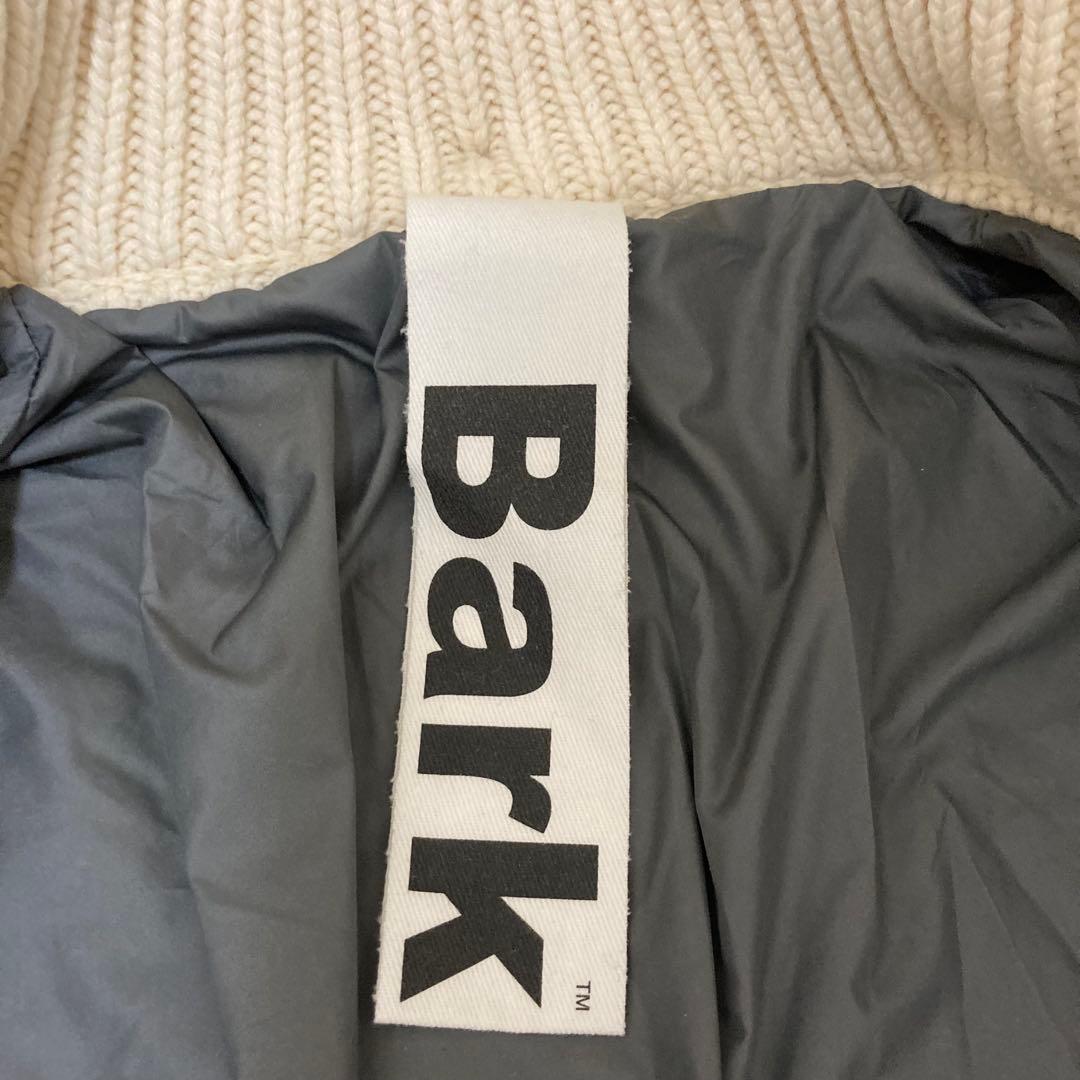 BarK バーク　フード付きニットジャケット　アウター　アイボリー　M