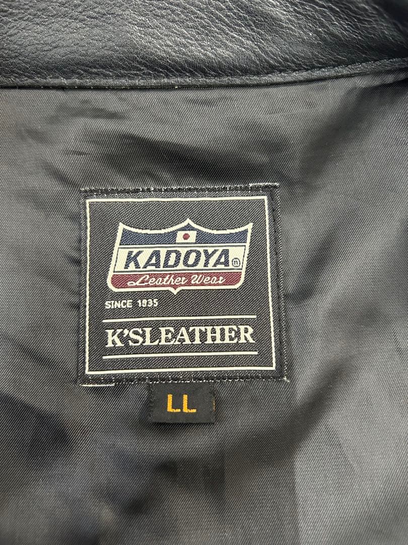【KADOYA】シングルライダースジャケット