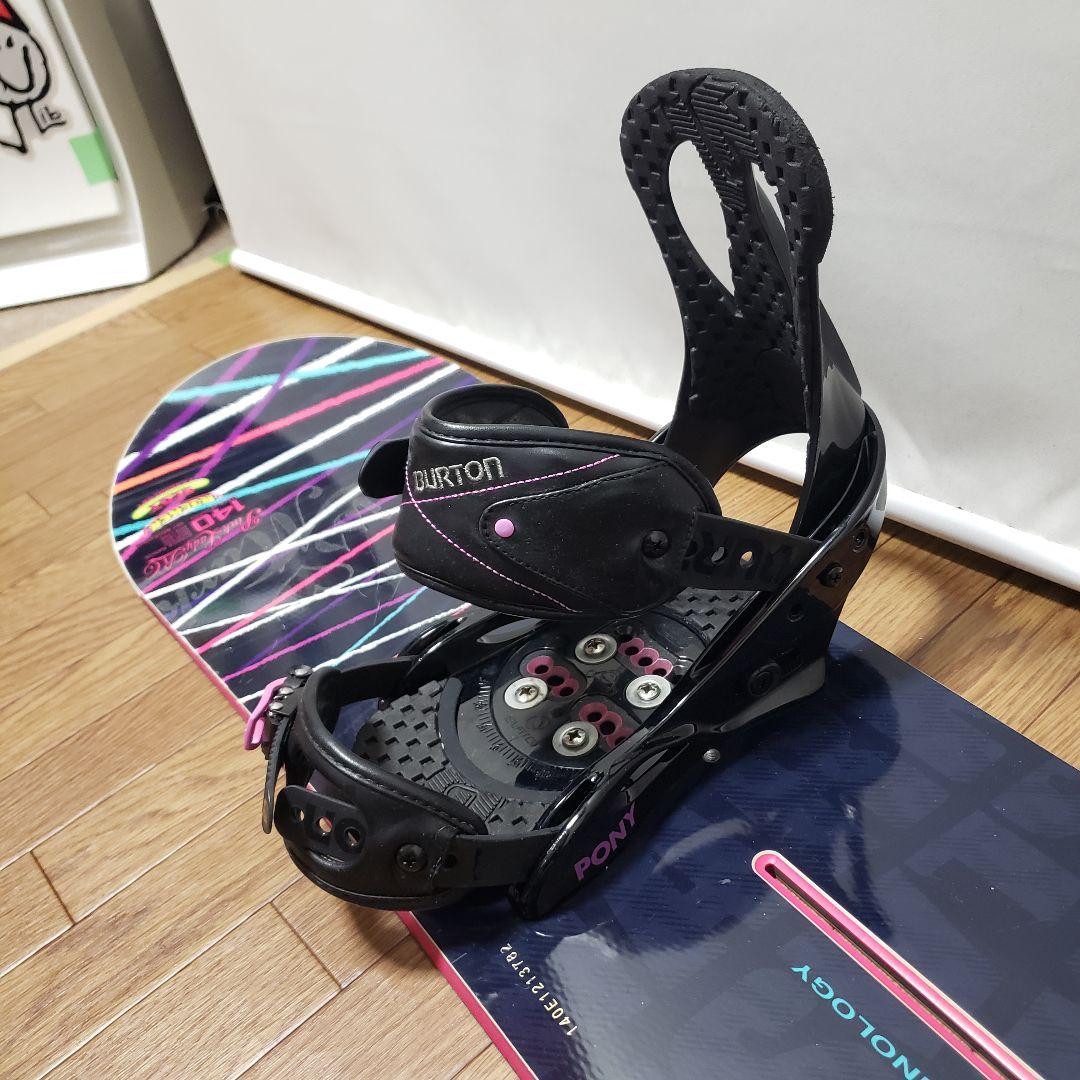 美品 KISSMARK BURTON 140cm スノーボードセット