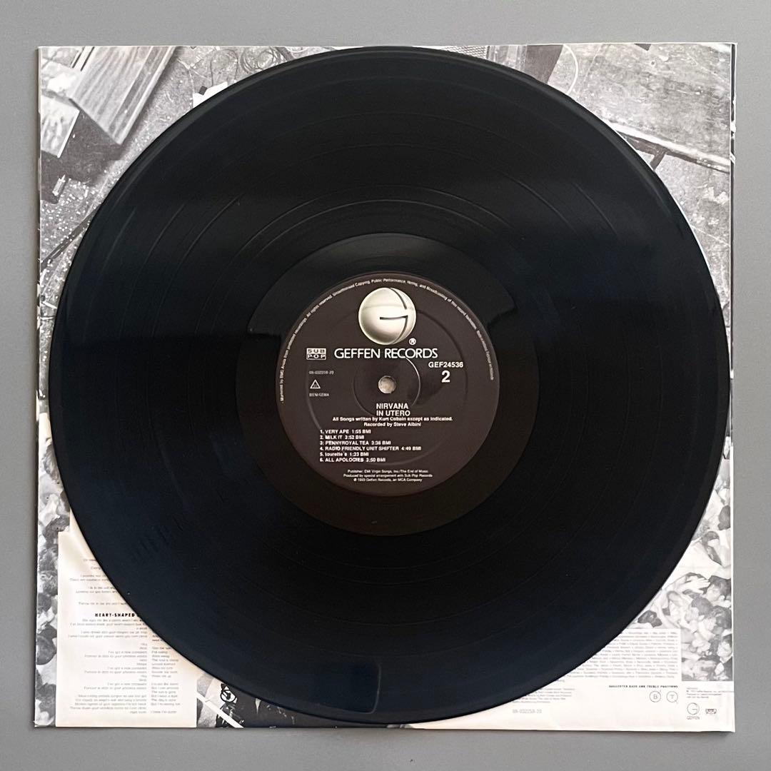LP NIRVANA / IN UTERO カートコバーン グランジ ロック