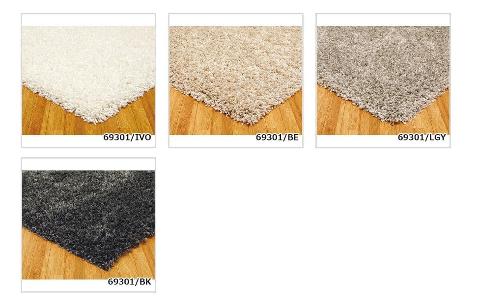 Prevell ラグ 円形 直径165cm ふかふか 展示品(O-2512RG)