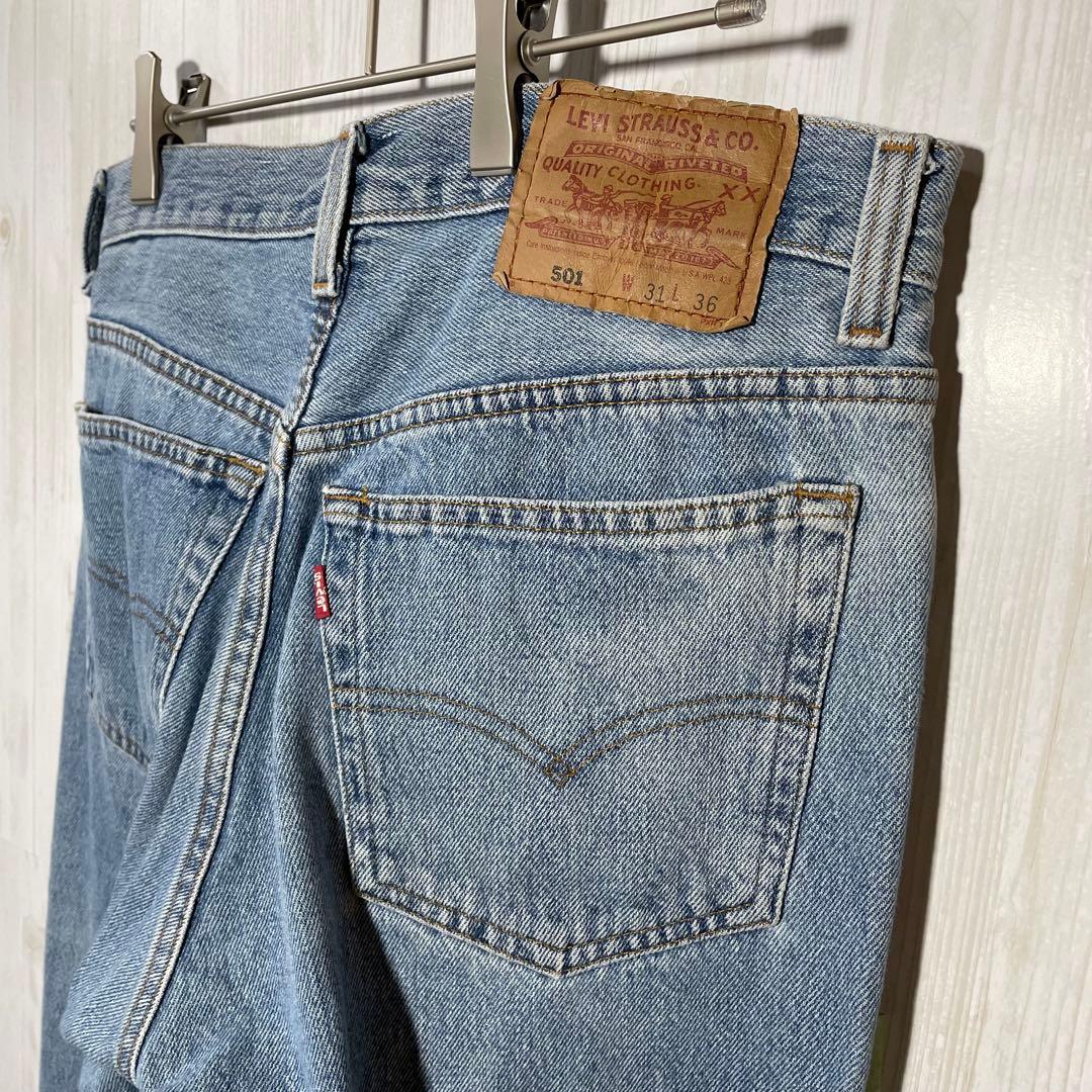 《USA製》90s リーバイス501 W31 L36 555バレンシア