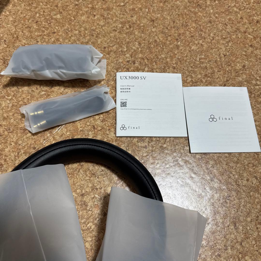 final UX3000 SV ワイヤレスヘッドフォン ブラック