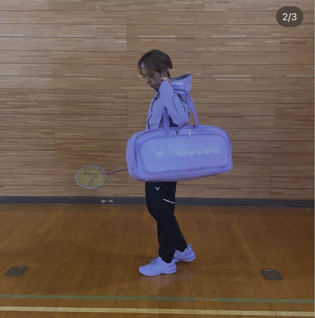 ビクター　ウインドブレーカー　XLサイズ　グレープ　パープル　バドミントン