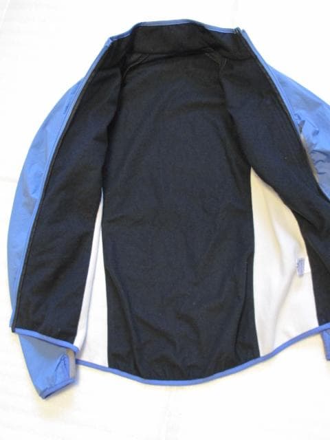 C3fit ウォームランニングジャケット S ライトブルー