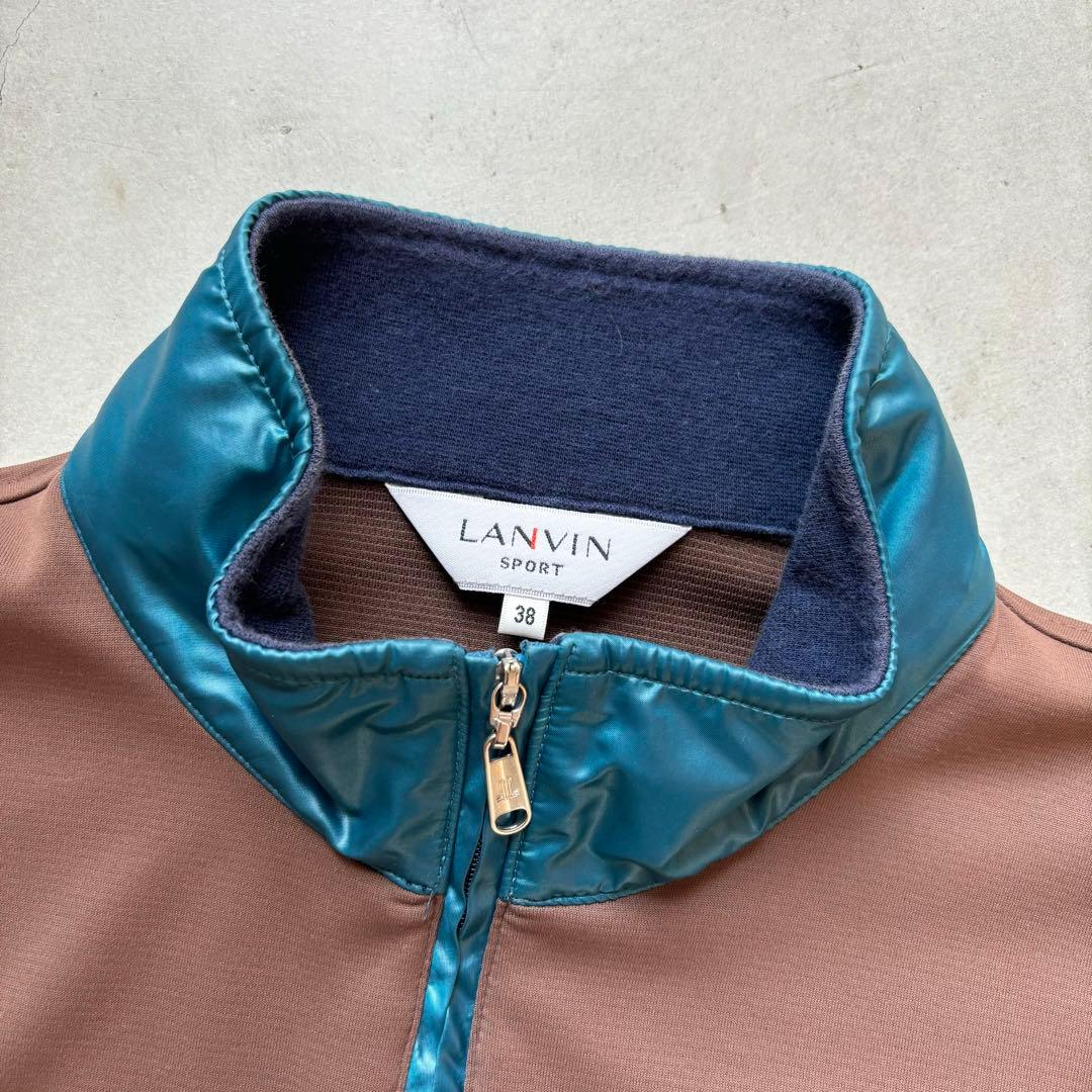 LANVIN SPORT ランバンスポール 長袖ハーフジップシャツ サイズ38