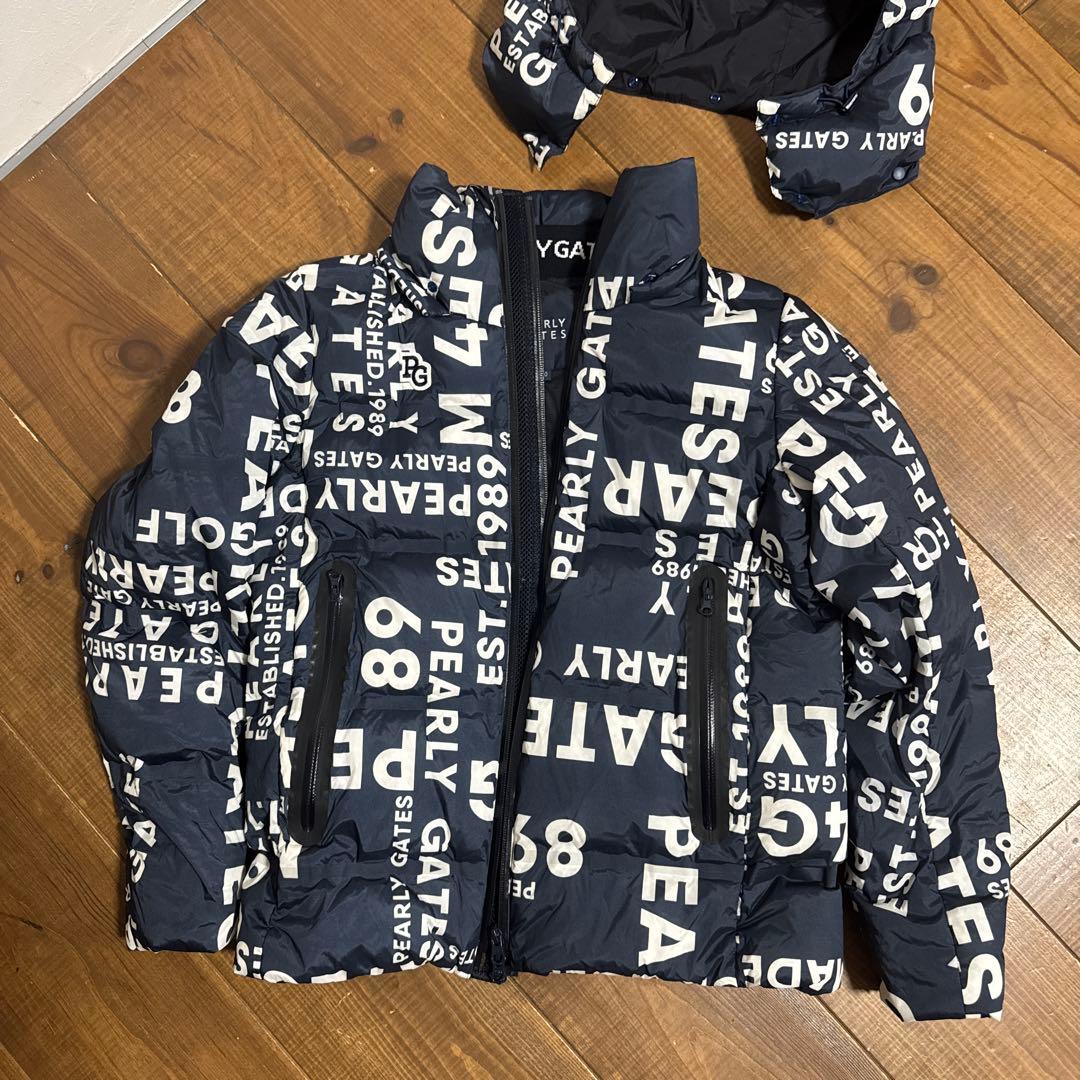 パーリーゲイツ ダウンジャケット　0 総柄　レディース