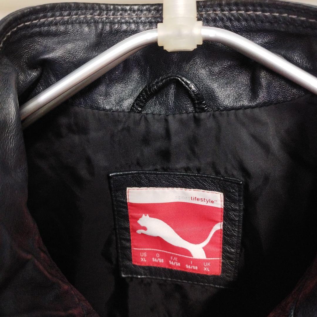 US PUMA 本皮　シングルライダース　XL