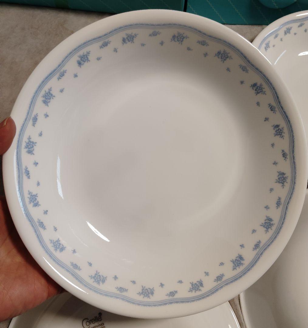 未使用　コレール カレーセット　モーニングブルー　廃盤　深皿　スプーン カレー