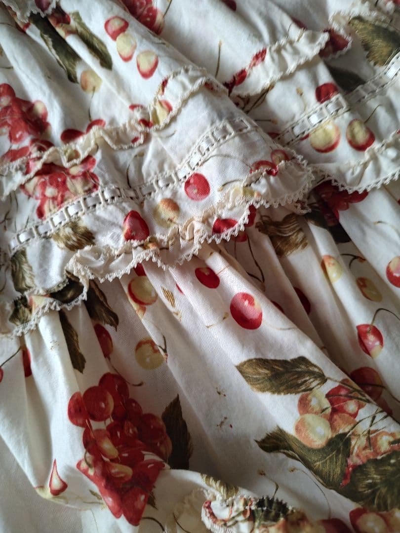 【希少】　PINK HOUSE　チェリーノースリーブスカートセットアップ