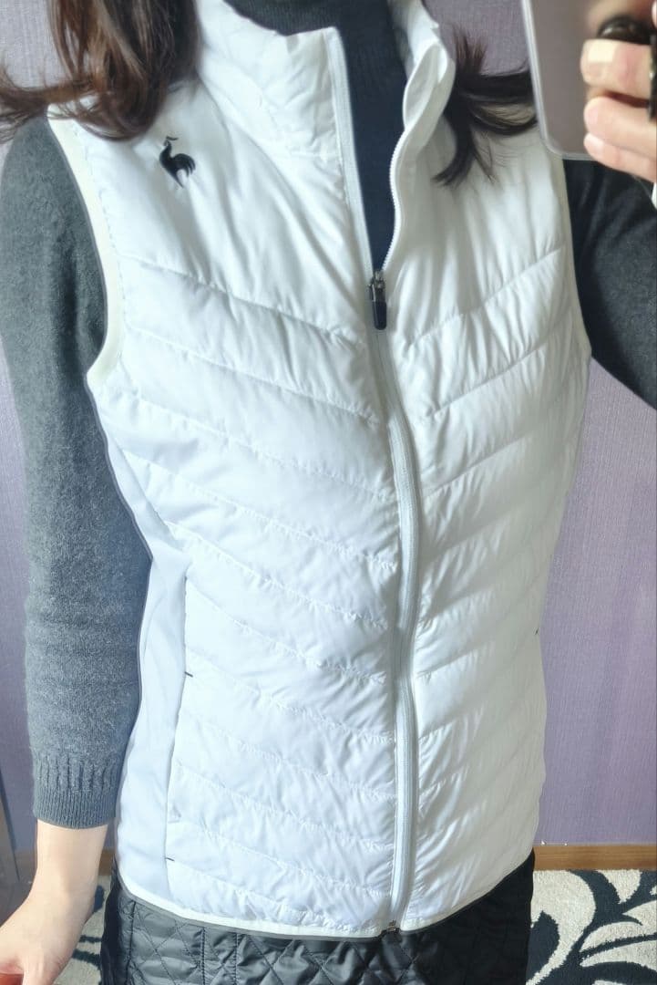 ルコック　ベスト　パディングベスト 防風 保温 はっ水 　テニス