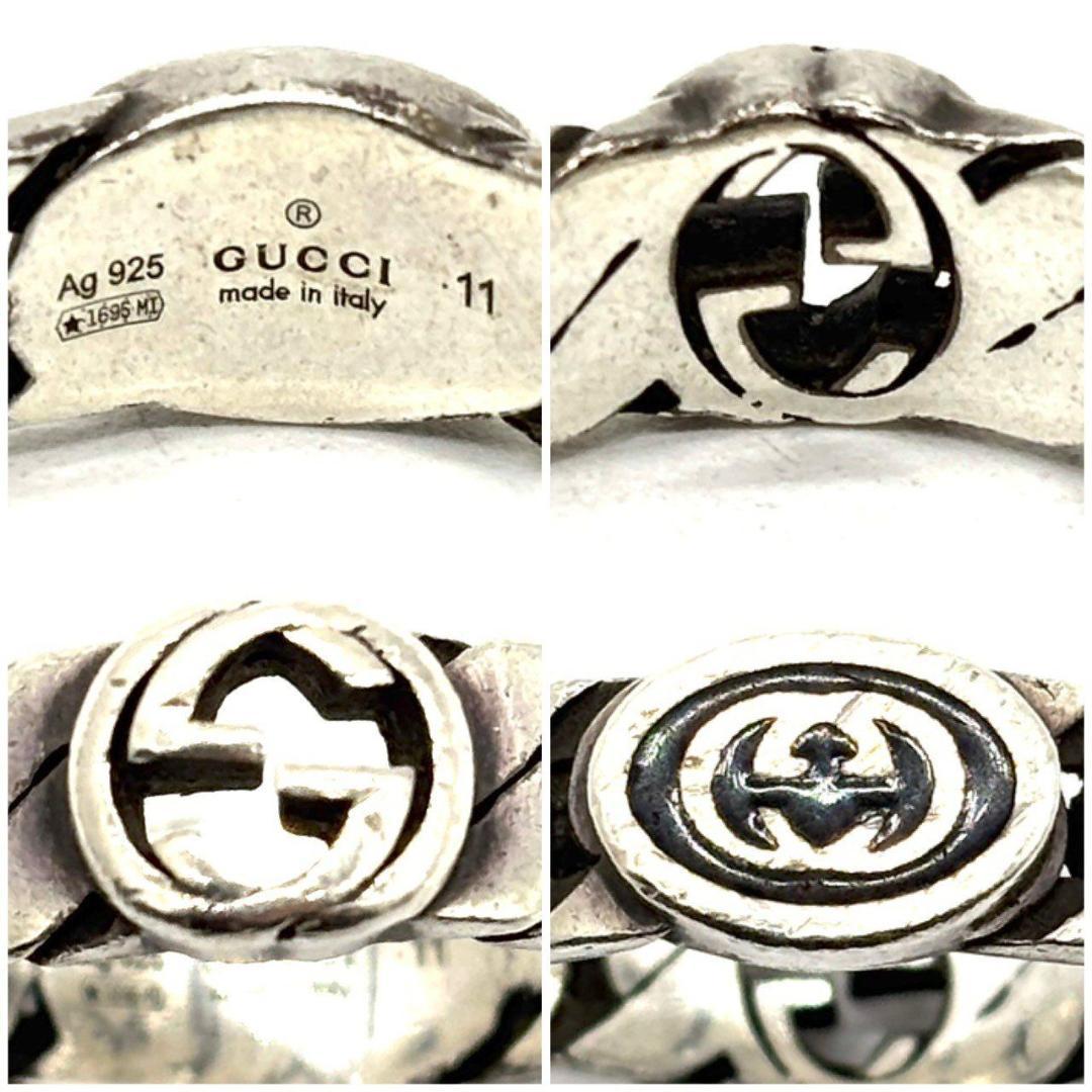F*e様 グッチ　指輪 リング 喜平 インターロッキングG　シルバー925　11