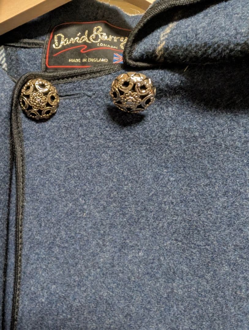David Barry London リバーシブル ポンチョ ケープコート