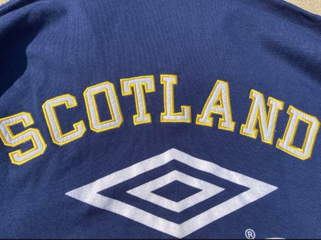 【入手困難】アンブロxスコットランド代表 ドリルトップ プルオーバー ビンテージ