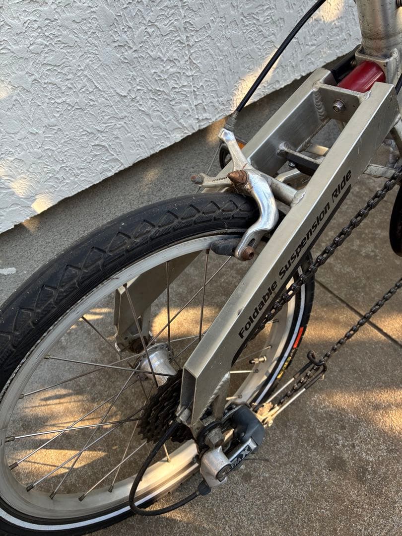 BD-1 折りたたみ自転車 シルバー【ジャンク品】