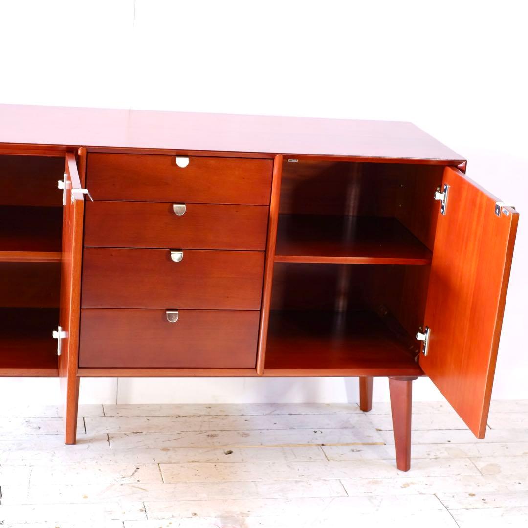 L 新品 北欧 160cm リビングボード キャビネット サイドボード 収納