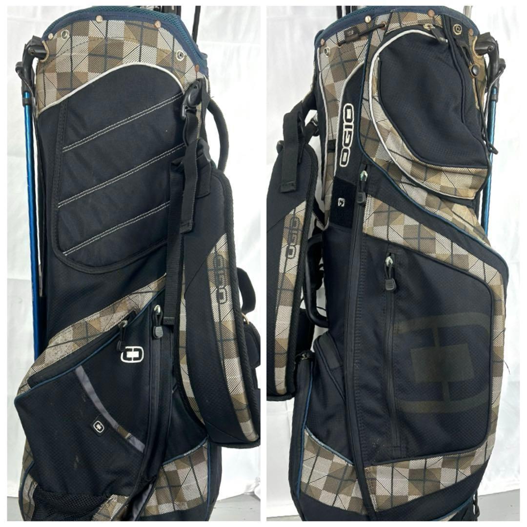 本格派 メンズゴルフクラブ 13本 フルセット 人気のOGIOキャディバッグ付