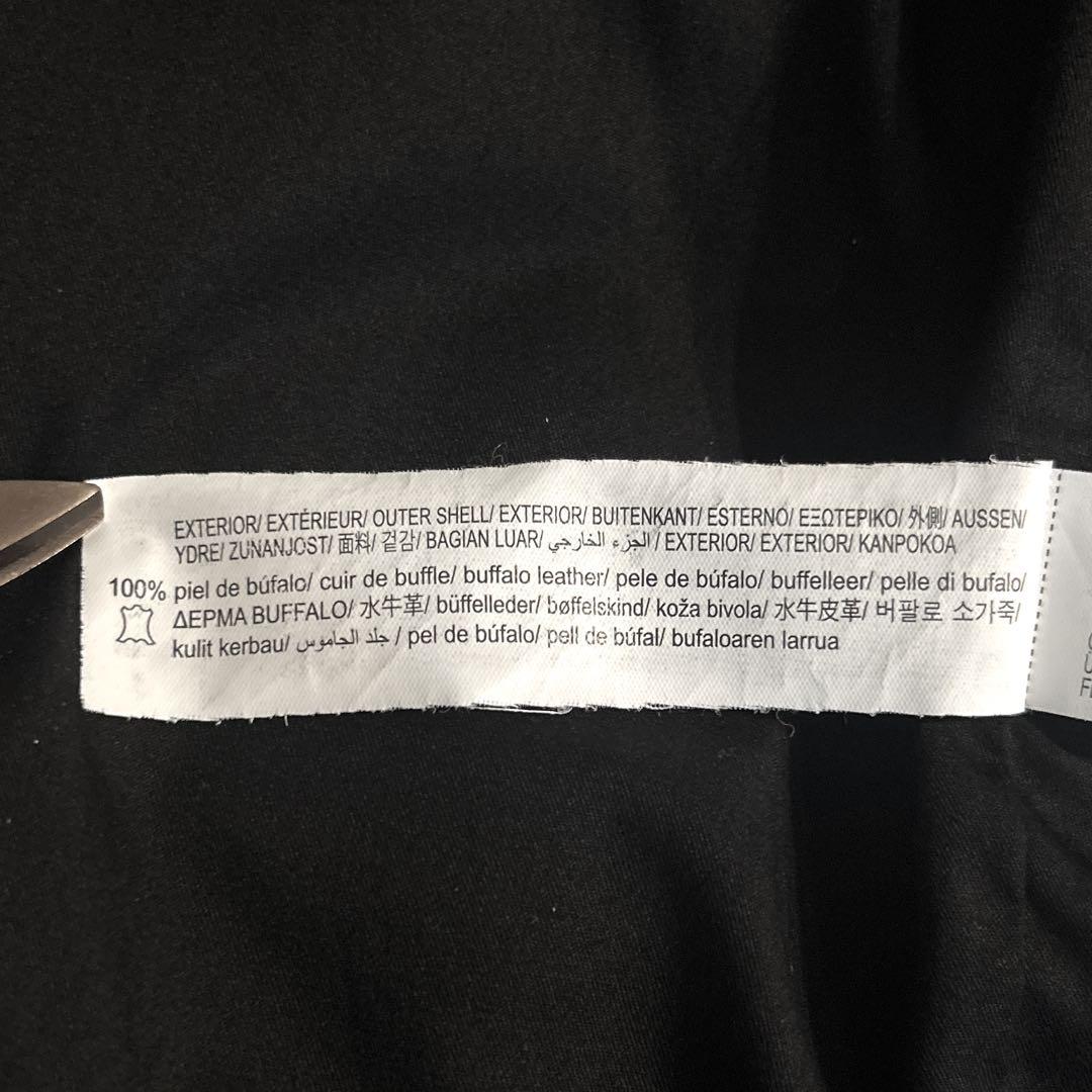美品　ZARA バッファローレザー　本革　牛革　レザージャケット　Lサイズ