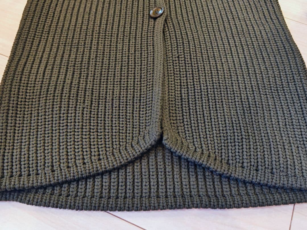 [新品・本物]LOEWE ロエベ ロングカーディガンコート希少カーキ M再値下げ