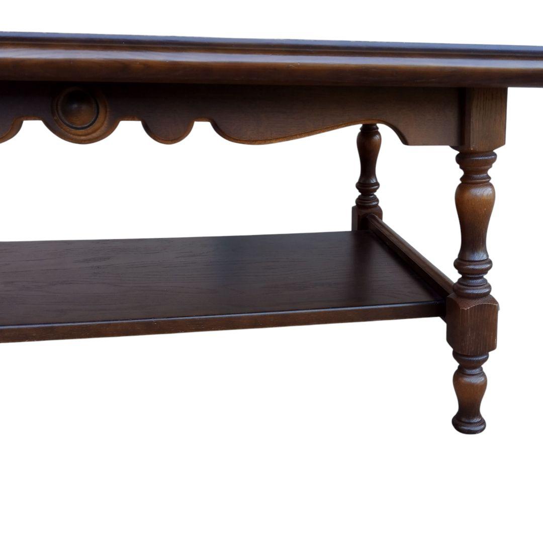 飛騨産業 キツツキ 穂高 センターテーブル コーヒーテーブル レトロ