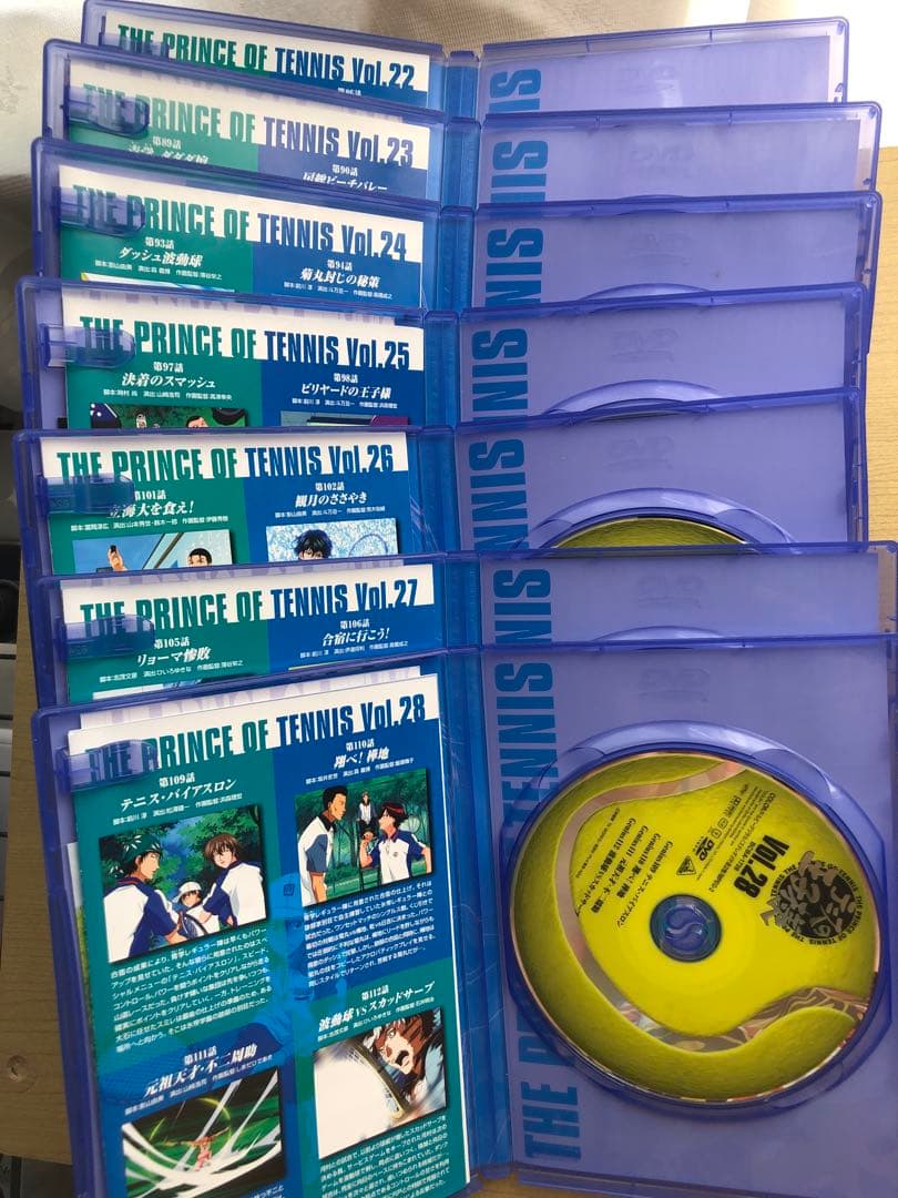 テニスの王子様 DVD 全45巻 ファンディスク 劇場版の47枚セット