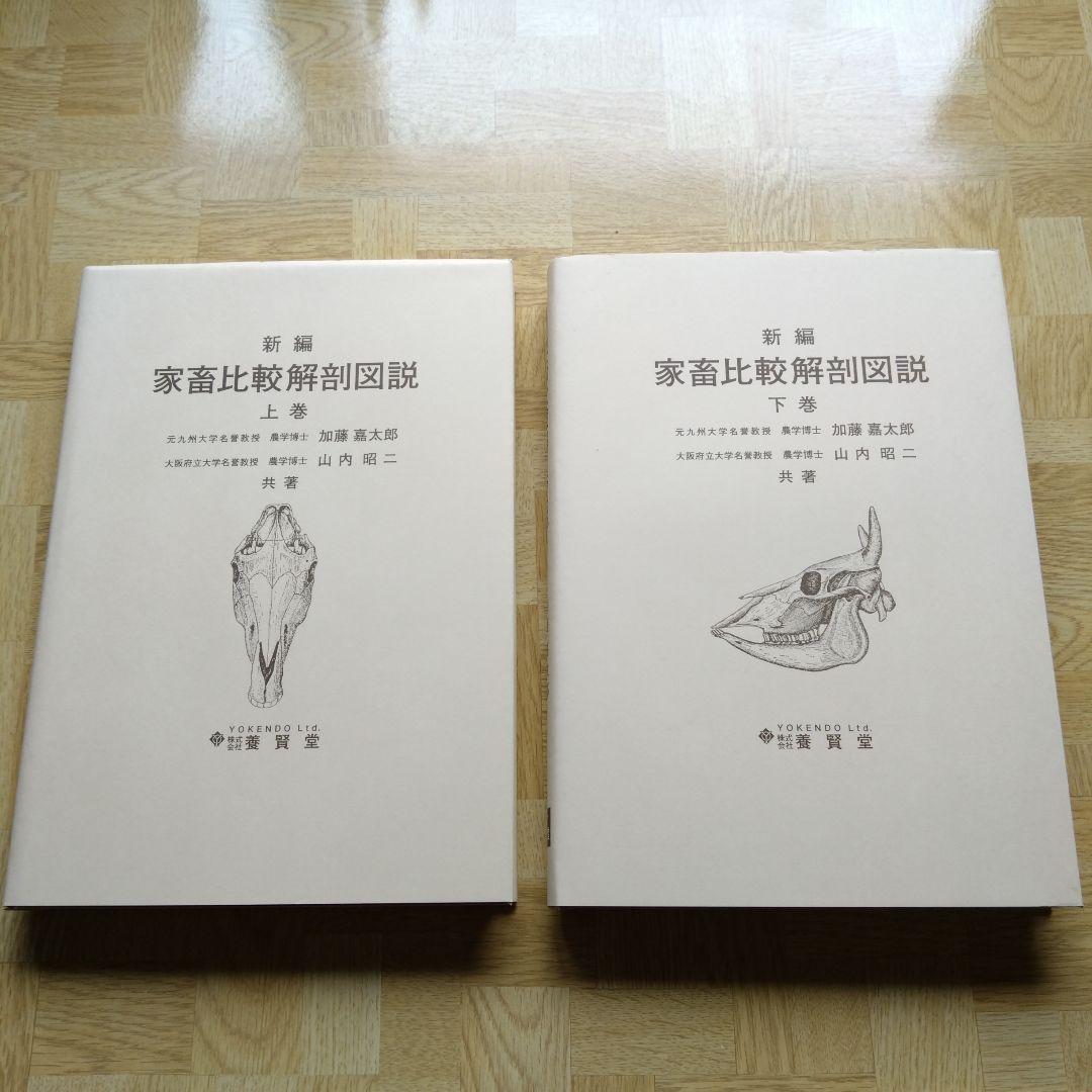 新編 家畜比較解剖図説 上巻 下巻