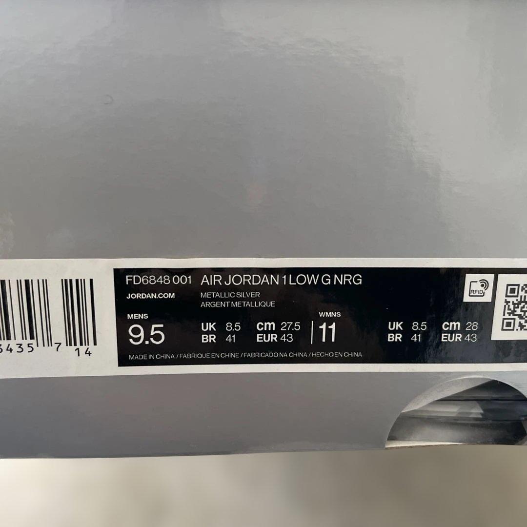 ナイキゴルフシューズAir Jordan シルバー tiare様