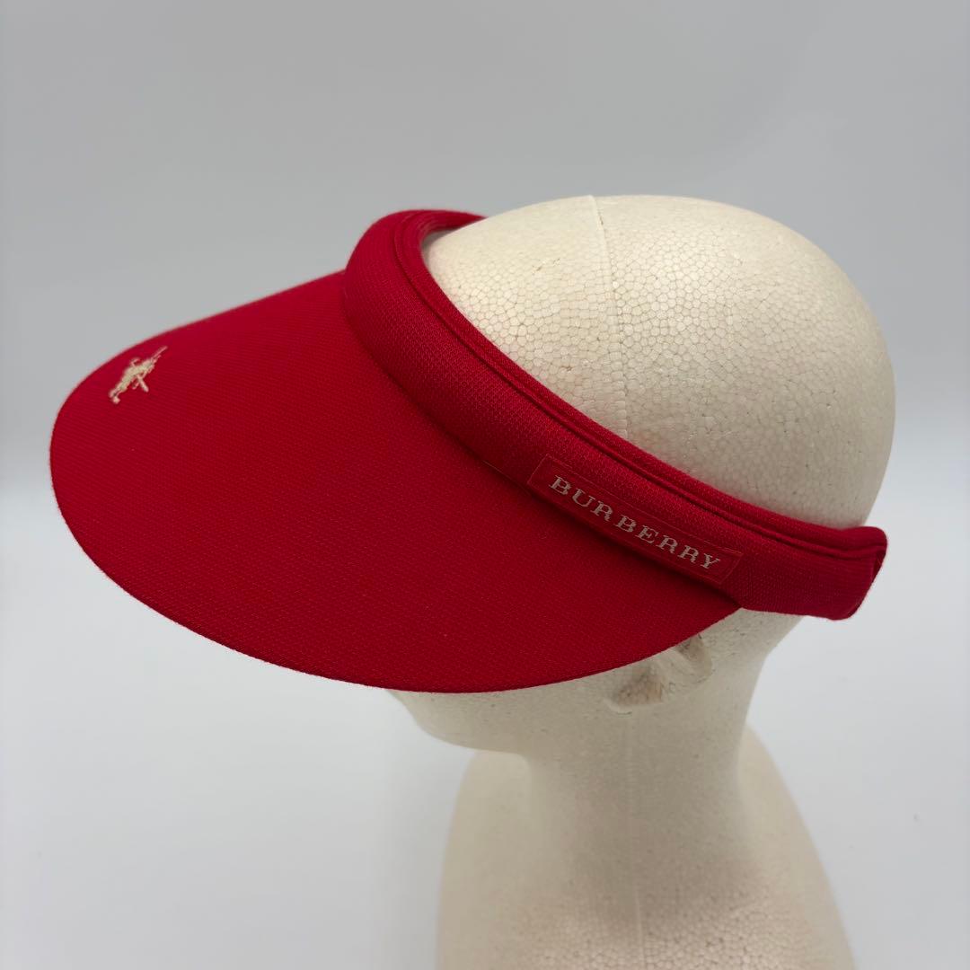 【BURBERRY GOLF】サンバイザー ゴルフウェア 刺繍 三陽商会 希少