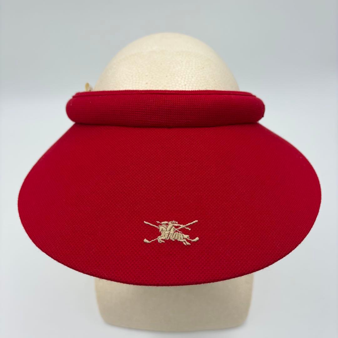 【BURBERRY GOLF】サンバイザー ゴルフウェア 刺繍 三陽商会 希少