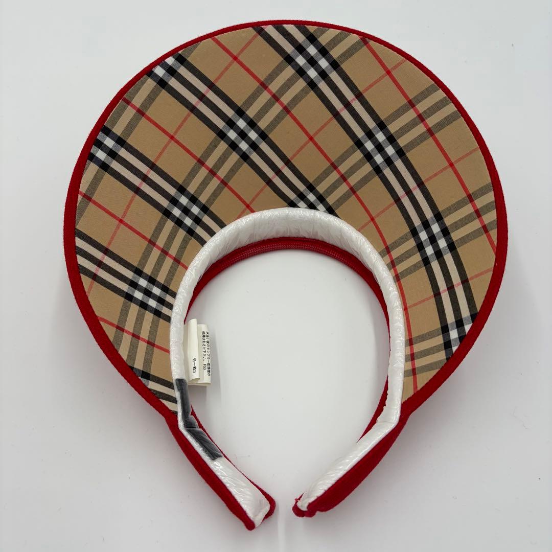 【BURBERRY GOLF】サンバイザー ゴルフウェア 刺繍 三陽商会 希少