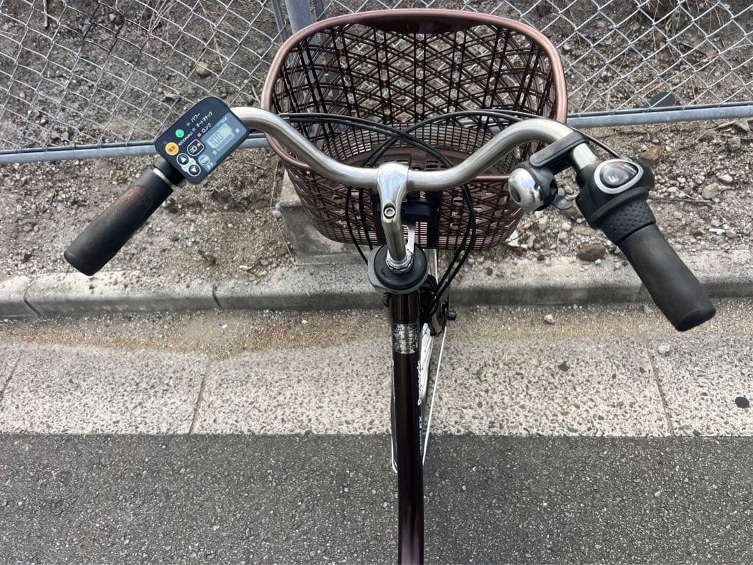 Panasonic新基準電動アシスト自転車程度の良いバッテリー付き関東圏配送可能