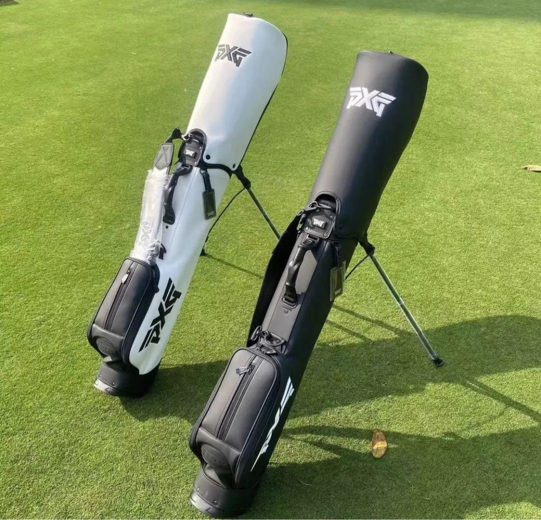 PXG ラウンドバッグ セルフスタンドバッグ ハーフキャディバッグ ブラック
