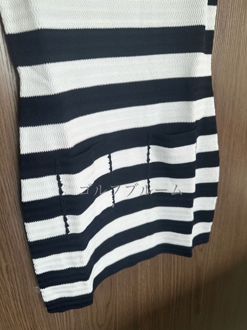 ☆新作☆新品未使用G/FOREジーフォア　ストライプニットドレス　sizeS