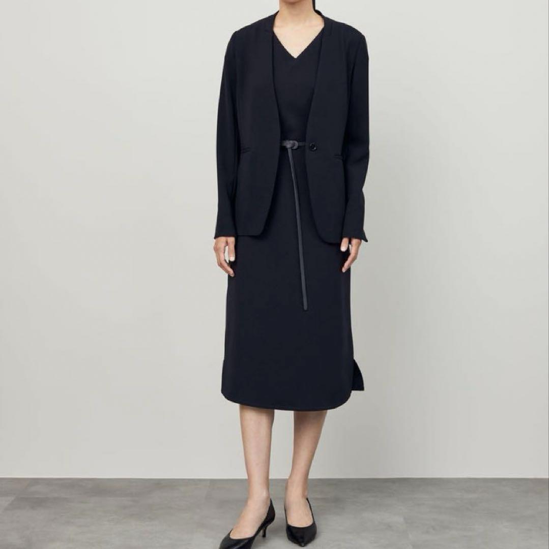 SOEJU ソージュ 2way ワンピース　ネイビー　紺　XS