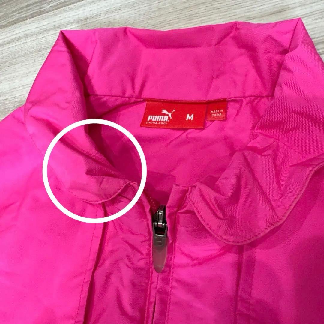 PUMA ゴルフ　レディース レインウェア Mサイズ ピンク 花柄