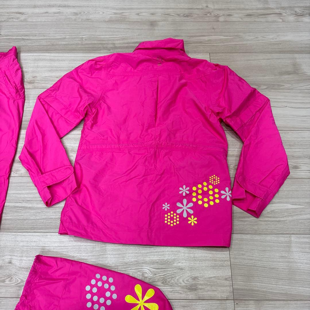 PUMA ゴルフ　レディース レインウェア Mサイズ ピンク 花柄