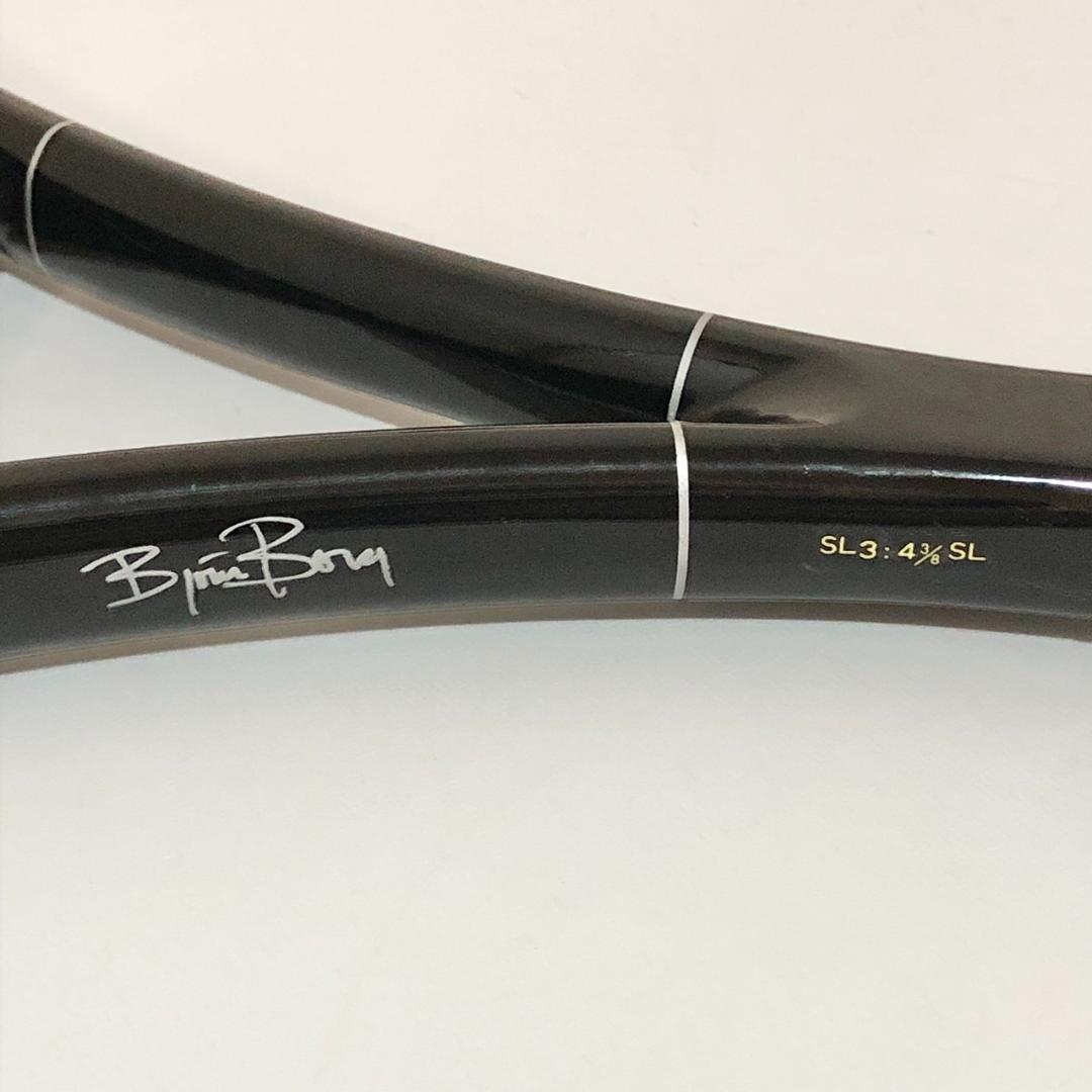 【美品】 Björn Borg サイン入 ブラックラケット ケース付