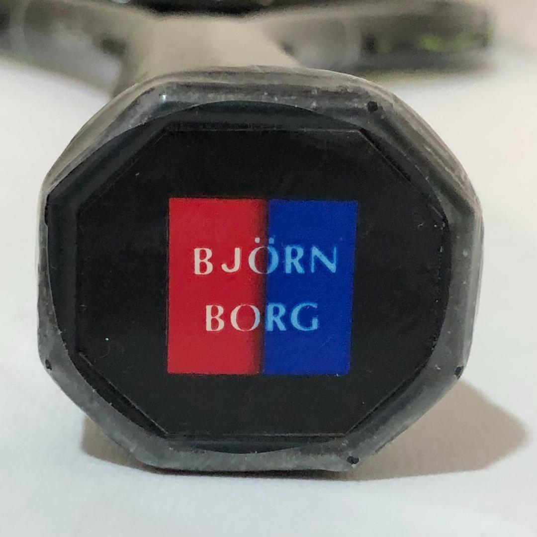 【美品】 Björn Borg サイン入 ブラックラケット ケース付