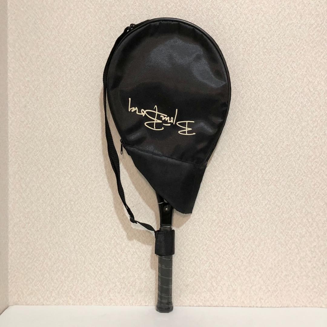 【美品】 Björn Borg サイン入 ブラックラケット ケース付