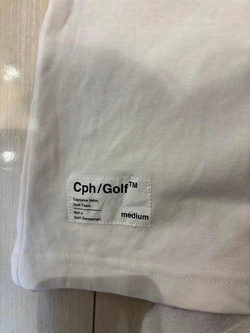 キャプテンズヘルムゴルフ　半袖モックネック　Mサイズ