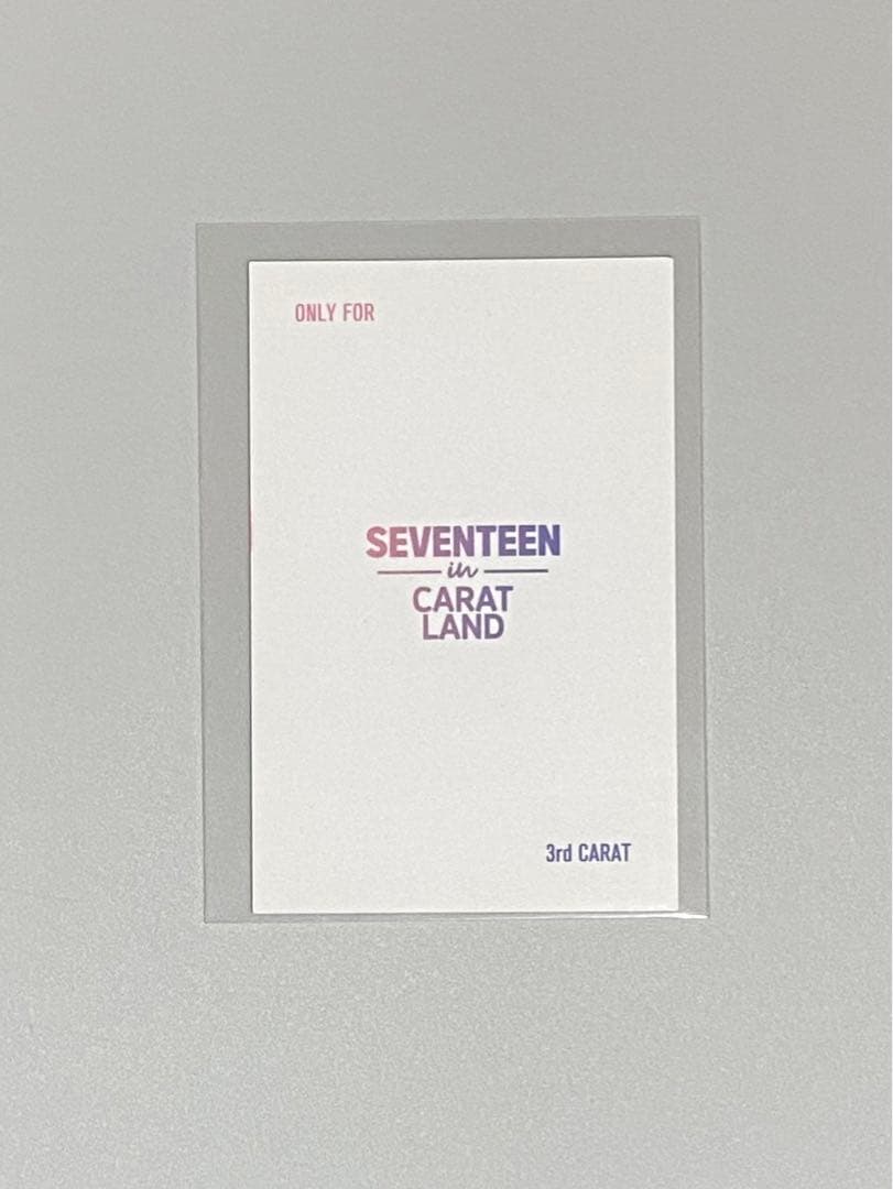 【720】SEVENTEEN CARATLAND CARATZONE ジョンハン