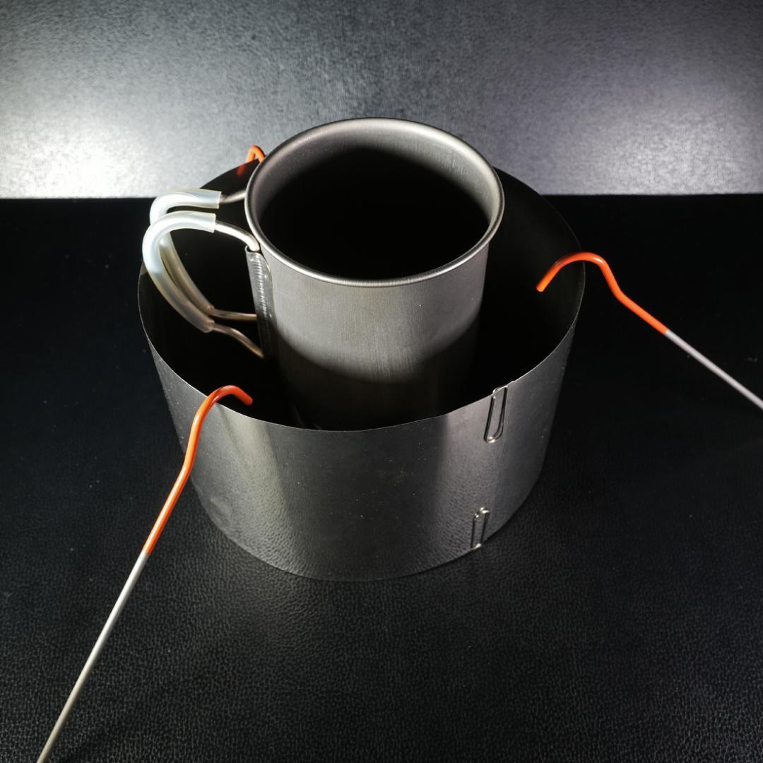 ハ*ル様 チタンアルコールストーブとチタンマグのセット【付属品多数・良品】