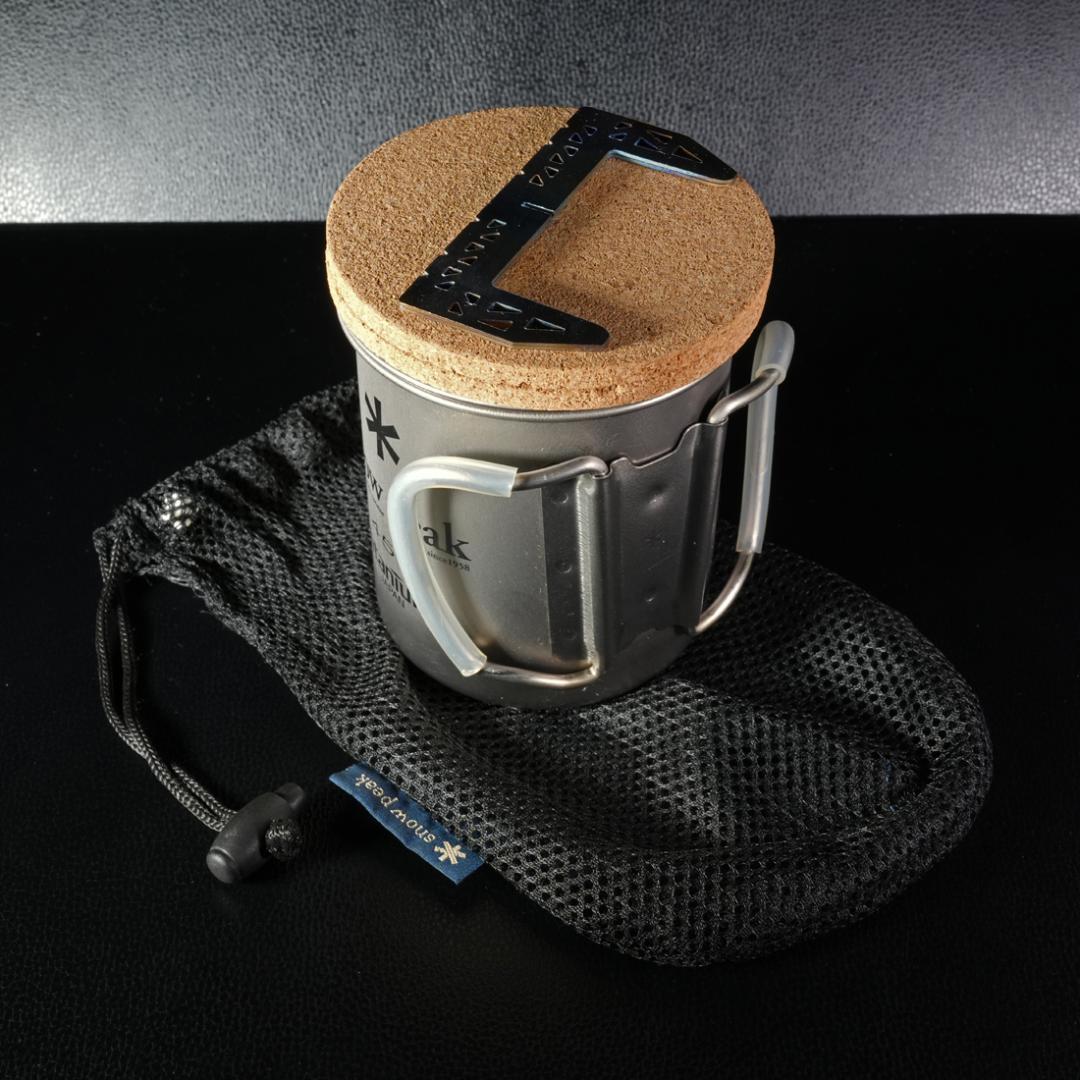 ハ*ル様 チタンアルコールストーブとチタンマグのセット【付属品多数・良品】