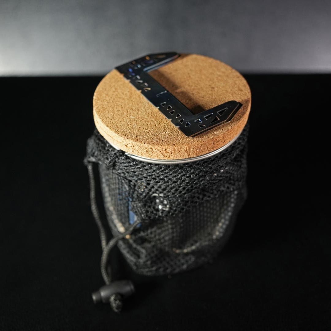 ハ*ル様 チタンアルコールストーブとチタンマグのセット【付属品多数・良品】