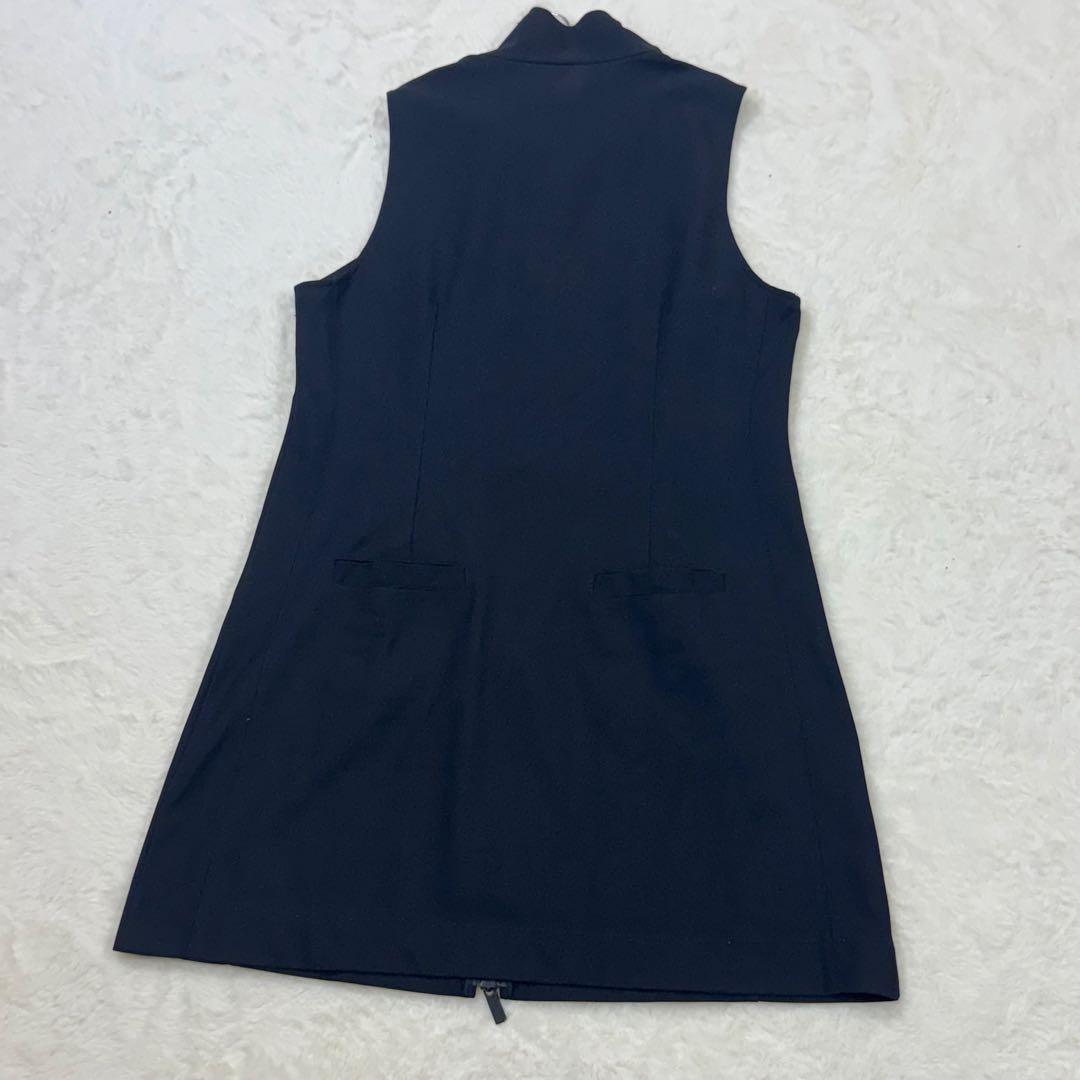 バーバリーゴルフ ジップワンピース 黒 M サイズ2