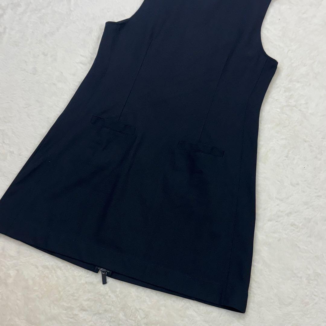 バーバリーゴルフ ジップワンピース 黒 M サイズ2