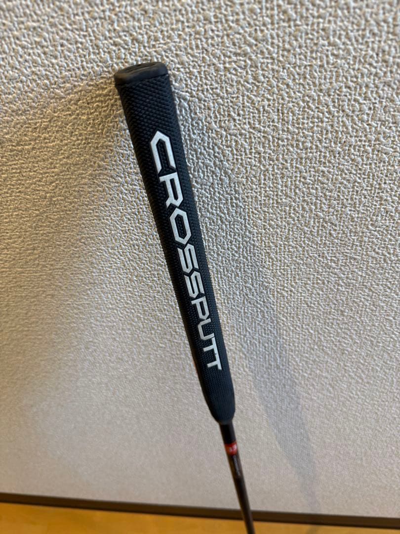 CROSSPUTT パター 黒 青　ヘッドカバー付き