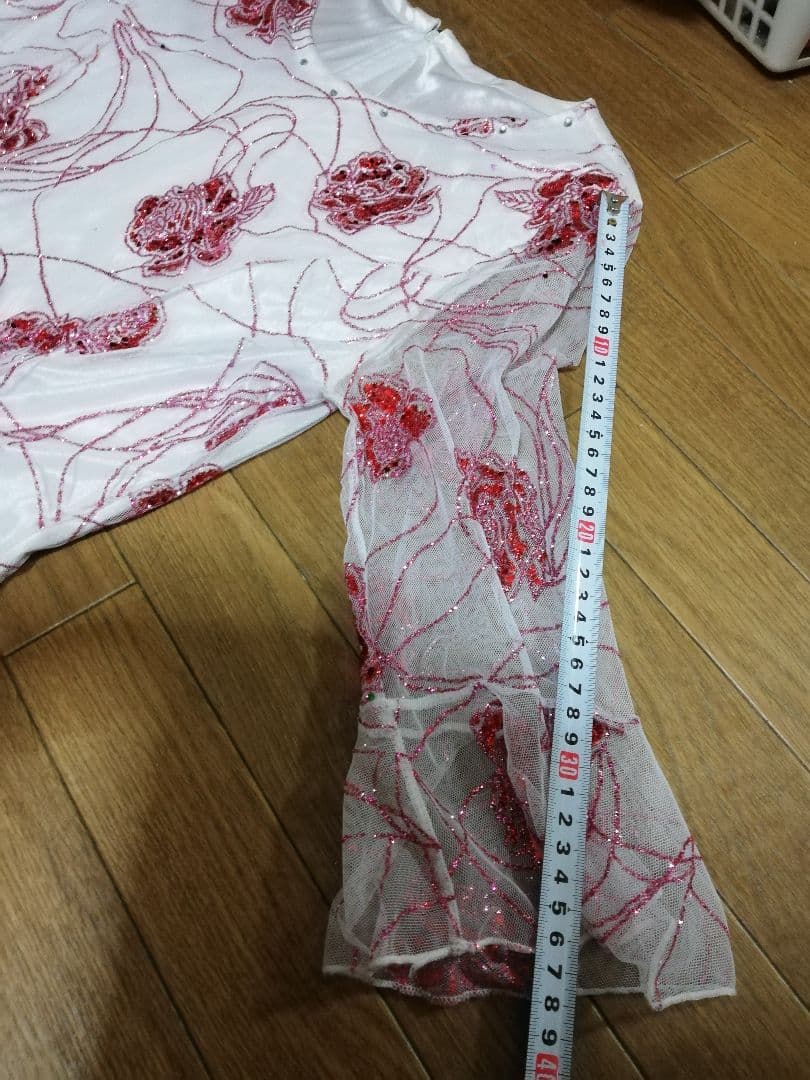 最終お値下げ　社交ダンスドレス カラオケにも　フリーサイズ